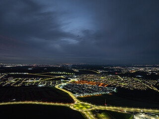 Obraz premium Bairro Parque Brasil 500 na cidade de Paulínia em 2024. Cidade vizinha à Campinas no interior de São Paulo.