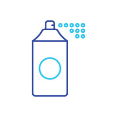 Blue Line Spray vector icon