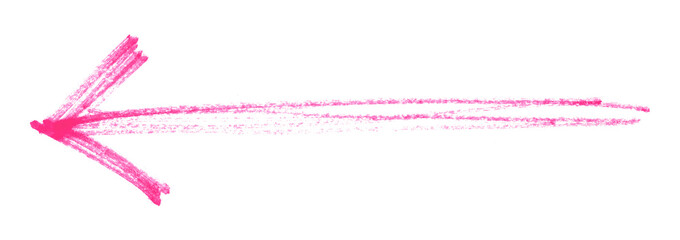 pink arrows isolated on transparent background