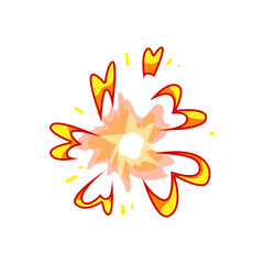 electric impact vfx cartoon. blue fx, smoke sword, bomb war electric impact vfx sign. isolated symbol vector illustration