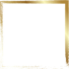 Grunge golden frame. Luxury design