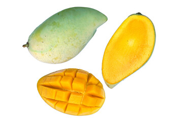 mango fruit isolated on white background
