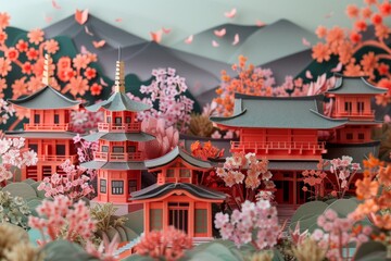 Origami Paper Town: Kyoto Essence

