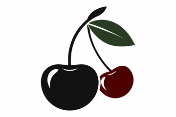 cherry-silhouette-vector-white-background.