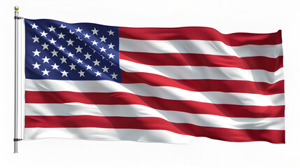  American flag white background PNG cutout