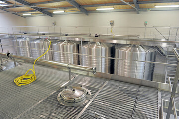 Fermentation tanks stainless steel for wine