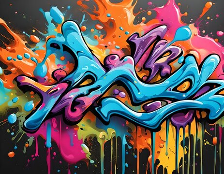 graffiti on the wall