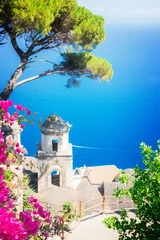 Photo sur Plexiglas Plage de Positano, côte amalfitaine, Italie Ravello village, Amalfi coast of Italy