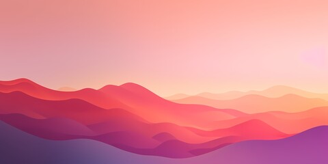 A captivating gradient blend, ranging from peachy corals to twilight violets, offering a vibrant setting for graphic design. - obrazy, fototapety, plakaty