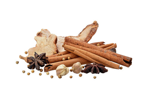 Spices chinese food and herbal wrap for stewed transparent png