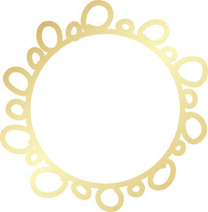 Set of golden suns. Elements for design