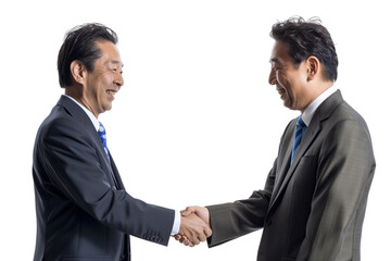 Business man shaking hand