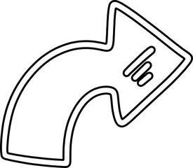 Hand drawn arrow set