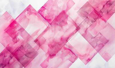 Watercolor painted rectangles background, modern design