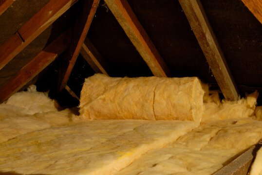 Southampton UK Insulation material in a suburban house.