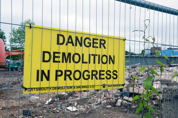 Woolston Southampton The former Woolston secondary school rapidly turning into a pile of rubble.