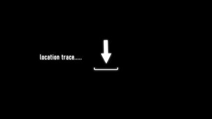 Abstract GPS location tracking point and raio waves signal illustration.