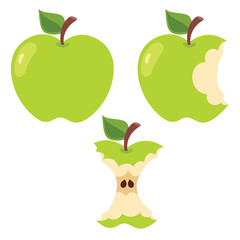 Illustration Of Various Apple Shapes