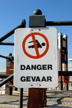 Cape Town Western Cape South Africa. Bi-lingual sign, English - Afrkaans/Dutch.