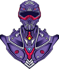 Mecha robot design art and illustration