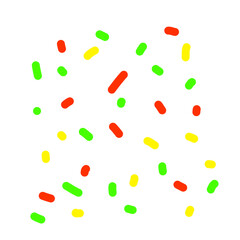 Colorful Sprinkles Decoration