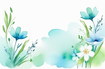 Spring floral background