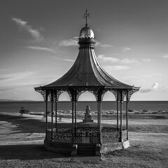Victorian Bandstand on the public Links at Nairn Beach