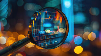 Analyzing Stock Market Trends with Magnifying Glass