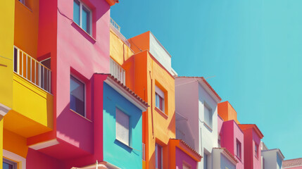 Colorful Neo-Fauvist Style Buildings