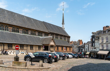 Church of Saint Catherine in Honfleur - obrazy, fototapety, plakaty