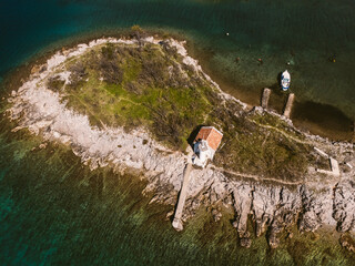 Lighthouse in Jadranovo, Croatia