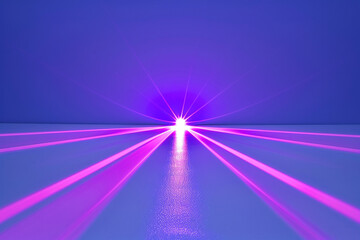 Fototapeta premium Abstract Cherry red & bubblegum pink of bright laser light Background High quality photo