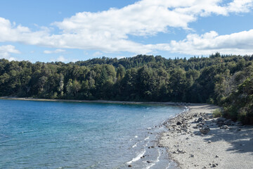 Beautiful horizontal view of a lake