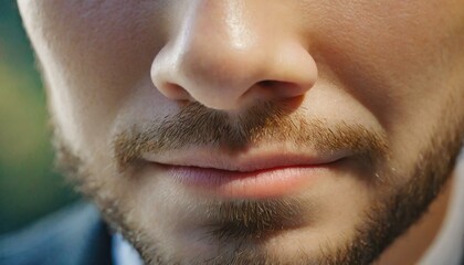 Close-up portrait of a man with a beard