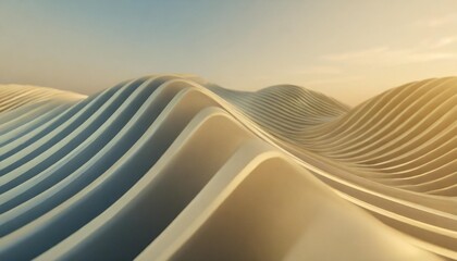 3d render abstract background of smooth lines of spline blue waves - obrazy, fototapety, plakaty