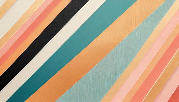 abstract geometric background with colorful strips in 1970s style illustration with orange turquoise pink black and white colors print for phone case pillow gift and wrapping paper