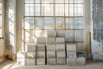 Concrete Blocks by the Window: Urban Industrial Aesthetic