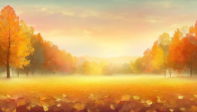 thanksgiving fall autumn backdrop background generated by