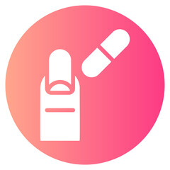 manicure gradient icon