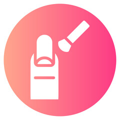 manicure gradient icon