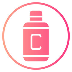 Vitamin c gradient icon
