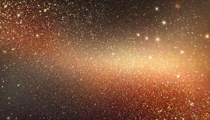 Fototapeta na wymiar black dark orange red brown shiny glitter abstract background with space twinkling glow stars effect created with