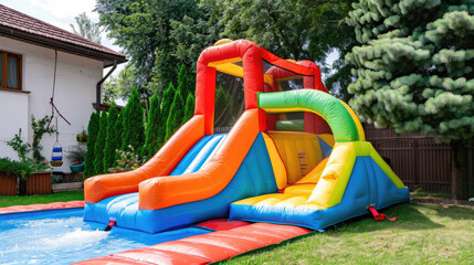 Inflatable Water Slide Bounce House for Kids
