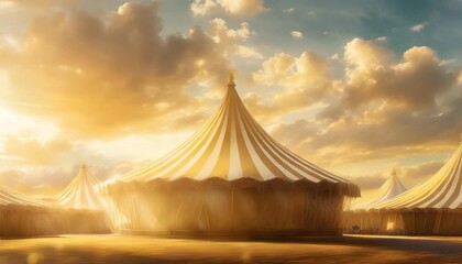 circus illustration abstract background