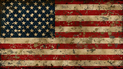  United States Flag Illustration