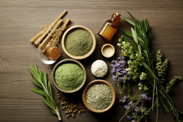 Natural Cosmetics with Herbal Ingredients