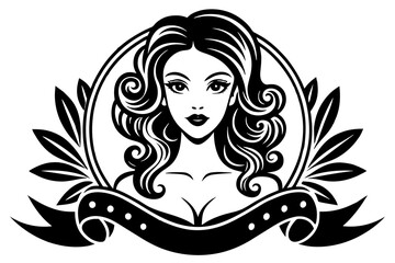 elegant-logo-beauty-salon vector illustration 