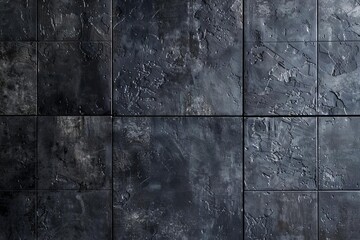 Dark anthracite grey concrete tile texture background, rustic industrial surface, high-quality photo