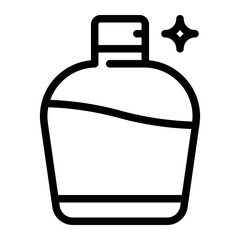 perfume line icon
