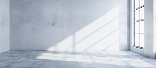 Obraz premium empty white wall room background